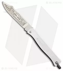 Douk-Douk Les Chromes Slip Joint Knife Silver (3" Satin) DD815CHPM