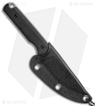 Ferrum Forge Pro Series Lackey Fixed Blade Knife Black G-10 (2.8" Stonewash) - Image 3