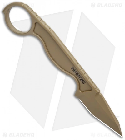 Flagrant Beard Havoc Neck Knife Coyote Tan (2.5" Tan) - Image 2