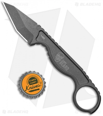 Flagrant Beard Havoc Neck Knife Gray (2.5" Tungsten Gray) - Image 4