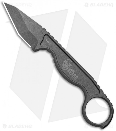 Flagrant Beard Havoc Neck Knife Gray (2.5" Tungsten Gray)