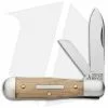 Great Eastern Cutlery GEC #06 Tidioute Cutlery Pemberton Pocket Knife 2.75" Muslin Micarta 062219