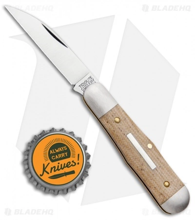 Great Eastern Cutlery GEC #06 Tidioute Cutlery Pemberton Pocket Knife 2.75" Muslin Micarta 060119 - Image 4