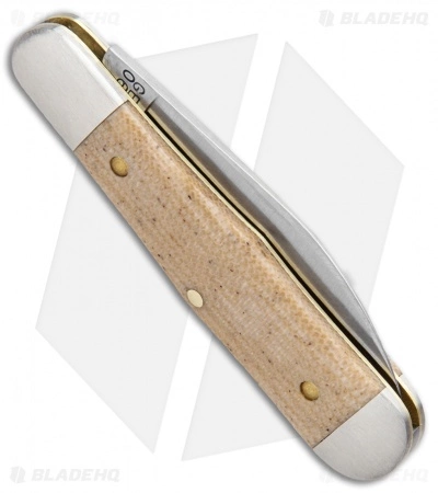 Great Eastern Cutlery GEC #06 Tidioute Cutlery Pemberton Pocket Knife 2.75" Muslin Micarta 060119 - Image 3
