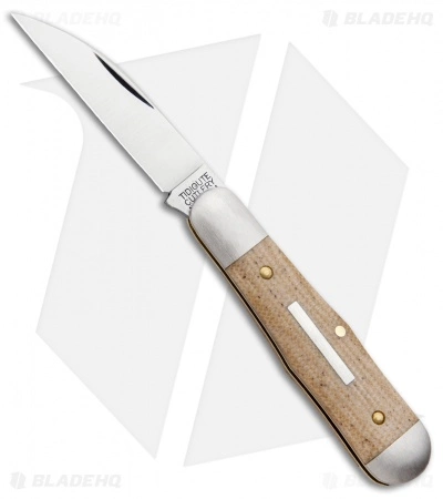 Great Eastern Cutlery GEC #06 Tidioute Cutlery Pemberton Pocket Knife 2.75" Muslin Micarta 060119