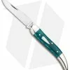 Great Eastern Cutlery GEC #12 Tidioute Cutlery Toothpick Pocket Knife 4.0" Aqua Camel Bone 128119