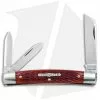 Great Eastern Cutlery GEC #13 Tidioute Cutlery Congress Whittler Pocket Knife 3.6" Rust Red Jig Bone