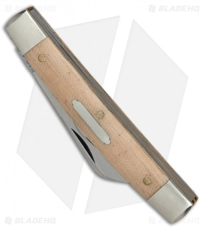 Great Eastern Cutlery GEC #13 Tidioute Cutlery Congress Whittler Pocket Knife 3.6" Muslin Micarta - Image 3