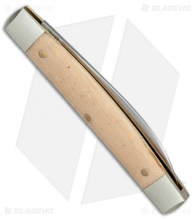 Great Eastern Cutlery GEC #13 Tidioute Cutlery Whip Pocket Knife 3.6" Muslin Micarta 130117 - Image 2