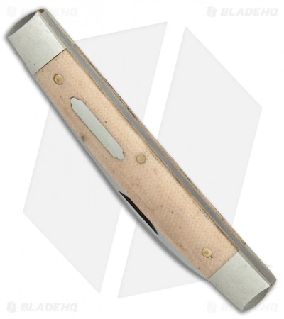 Great Eastern Cutlery GEC #13 Tidioute Cutlery Whip Pocket Knife 3.6" Muslin Micarta 130117 - Image 3