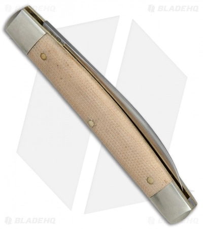 Great Eastern Cutlery GEC #13 Tidioute Whip Pocket Knife 3.6" Muslin Micarta W/ Bar Shield - Image 2