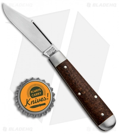 Great Eastern Cutlery GEC #14 Tidoute Cutlery Boy's Knife 3" Brown Burlap Micarta Blade HQ SFO 141118 - Image 4