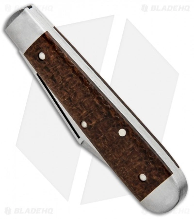 Great Eastern Cutlery GEC #14 Tidoute Cutlery Boy's Knife 3" Brown Burlap Micarta Blade HQ SFO 141118 - Image 2
