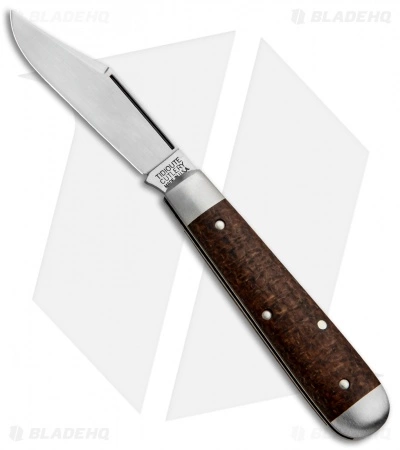 Great Eastern Cutlery GEC #14 Tidoute Cutlery Boy's Knife 3" Brown Burlap Micarta Blade HQ SFO 141118
