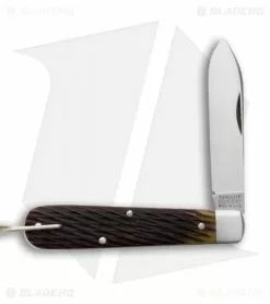 Great Eastern Cutlery GEC #15 Tidoute Huckleberry Boy's Knife 3.3" Antique Yellow Jigged Bone B&C