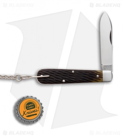 Great Eastern Cutlery GEC #15 Tidoute Huckleberry Boy's Knife 3.3" Antique Yellow Jigged Bone B&C - Image 4