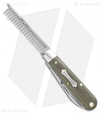 Great Eastern Cutlery GEC #15 Tidioute Urban Jack OD Green Canvas Micarta (2.75" Satin) 152221 - Image 3