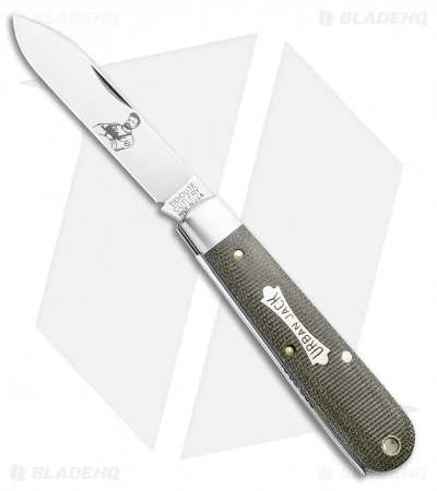 Great Eastern Cutlery GEC #15 Tidioute Urban Jack OD Green Canvas Micarta (2.75" Satin) 152221 - Image 2