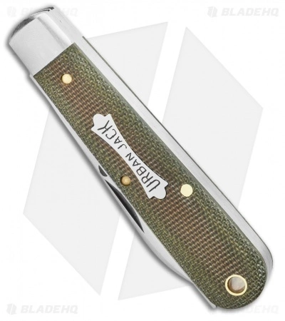 Great Eastern Cutlery GEC #15 Tidioute Urban Jack OD Green Canvas Micarta (2.75" Satin) 152221 - Image 4