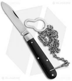 Great Eastern Cutlery GEC #15 Tidoute Huckleberry Boy's Knife 3.375" Gabon Ebony Wood B&C