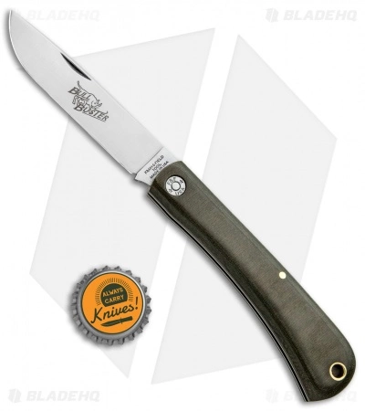 Great Eastern Cutlery GEC #21 Farm & Field Bull Buster Slip Joint OD Green Linen Micarta (4.625"Satin) - Image 4