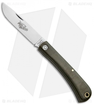 Great Eastern Cutlery GEC #21 Farm & Field Bull Buster Slip Joint OD Green Linen Micarta (4.625"Satin)