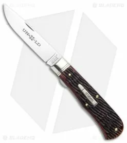 Great Eastern Cutlery GEC Northfield UN-X-LD Bullet Trapper Knife 3.75" Redtail Jigged Bone 235120L