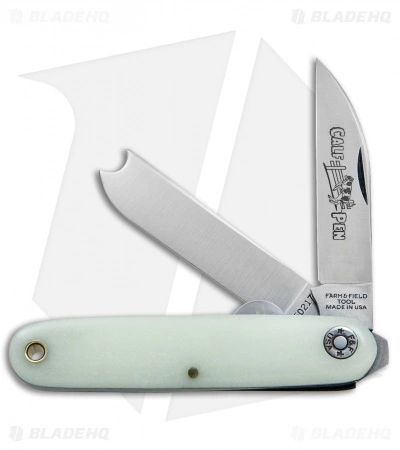 Great Eastern Cutlery GEC #35 Farm & Field Calf Pen Pocket Knife 3.6" NifeBrite Acrylic 350217