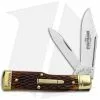 Great Eastern Cutlery GEC #44 Northfield UN-X-LD Buffalo Jack Pocket Knife 3.3" Autumn Gold Jig Bone