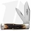 Great Eastern Cutlery GEC #44 Northfield UN-X-LD Gunstock Buffalo Jack Pocket Knife 3.3" Sambar Stag