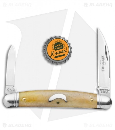 Great Eastern Cutlery GEC #62 Northfield UN-X-LD Ripe Banana Camel Bone 3.75" - Image 4