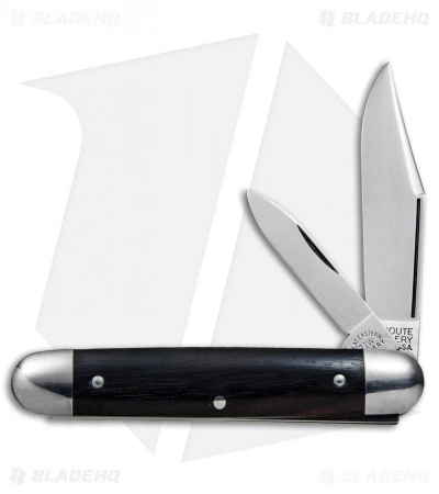 Great Eastern Cutlery GEC #68 Tidioute Cutlery Pony Jack Pocket Knife 3.5" Gabon Ebony 681213STL