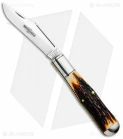 Great Eastern Cutlery GEC #97 Northfield UN-X-LD Pocket Knife 4.6" Sambar Stag