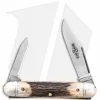 Great Eastern Cutlery GEC Northfield UN-X-LD Cutlery White Owl 3.25" Pocket Knife Sambar Stag