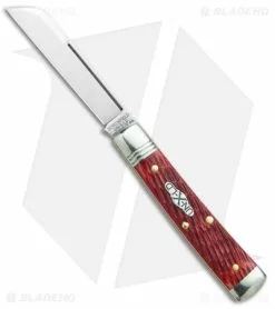 Great Eastern Cutlery GEC Northfield UN-X-LD Garnet Peach Seed Jigged Red Bone (2.75" Satin)