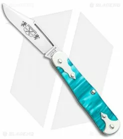 Great Eastern Cutlery GEC # 06 Northfield UN-X-LD Templar Pocket Knife 2.75" Caribbean Acrylic