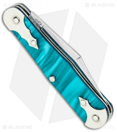 Great Eastern Cutlery GEC # 06 Northfield UN-X-LD Templar Pocket Knife 2.75" Caribbean Acrylic - Image 3