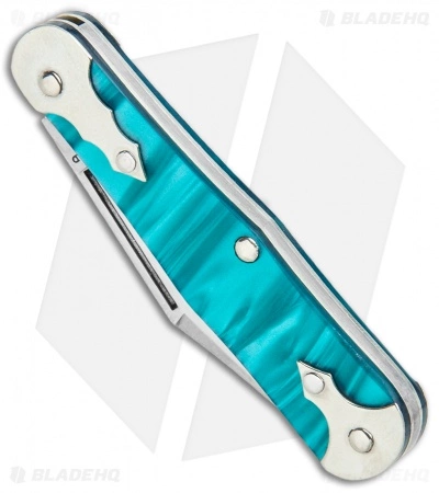 Great Eastern Cutlery GEC # 06 Northfield UN-X-LD Templar Pocket Knife 2.75" Caribbean Acrylic - Image 2
