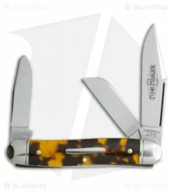 Great Eastern Cutlery GEC #66 Northfield UN-X-LD Calf Roper Pocket Knife 3.3" Tortoise Shell 661317