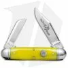 Great Eastern Cutlery GEC #35 Northfield UN-X-LD Yellow Rose Pocket Knife 3.3" Yellow Bone 351217