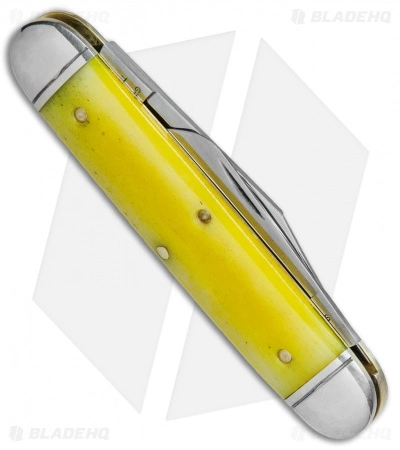 Great Eastern Cutlery GEC #35 Northfield UN-X-LD Yellow Rose Pocket Knife 3.3" Yellow Bone 351217 - Image 3