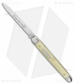 Great Eastern Cutlery GEC Stainless Fruit Knife Glow In The Dark Lemon Brite Acrylic (3" Mirror)