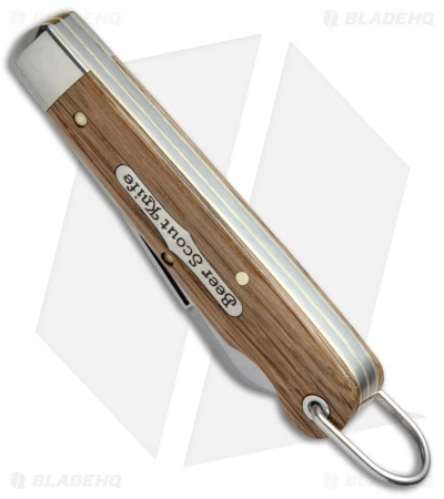 Great Eastern Cutlery GEC #15 Tidioute Beer Scout Knife Club 3.5" Beer Barrel Oak - Image 2