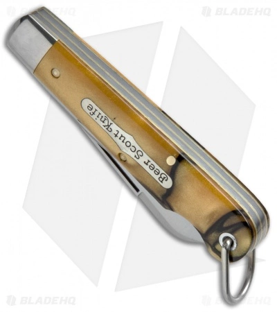 Great Eastern Cutlery GEC #15 Tidioute Beer Scout Knife Club 3.5" Yellow Acrylic 153216CL - Image 2
