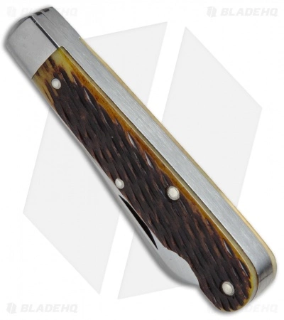 Great Eastern Cutlery GEC #15 Tidioute Crown Lifter Boy's Knife 3.5" Yellow Jig Bone 153216CL - Image 2