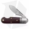 Great Eastern Cutlery GEC Tidioute Cutlery #25 Beerlow Pocket Knife Coral Canvas Micarta(2.1" Satin)
