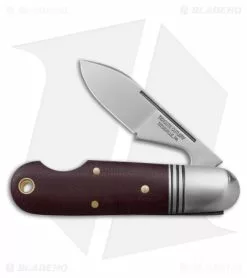 Great Eastern Cutlery GEC Tidioute Cutlery #25 Beerlow Pocket Knife Coral Canvas Micarta(2.1" Satin)