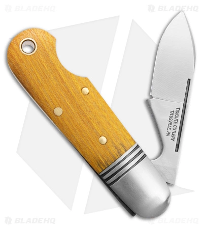 Great Eastern Cutlery GEC Tidioute Cutlery #25 Beerlow Pocket Knife Red Osage Orange (2.1" Satin) - Image 2