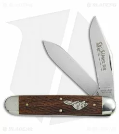Great Eastern Cutlery GEC #54 Tidioute Cutlery Big Jack Pocket Knife 4" Brazilian Cherry Wood 541217
