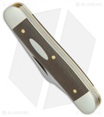 Great Eastern Cutlery GEC #66 Northfield UN-X-LD Calf Roper Pocket Knife 3.3" OD Green Micarta 661317 - Image 3